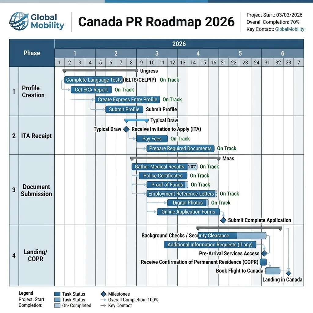 Canada Express Entry Roadmap Timeline