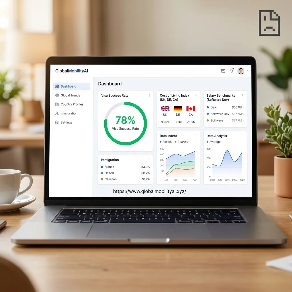 GlobalMobilityAI Relocation Dashboard Mockup