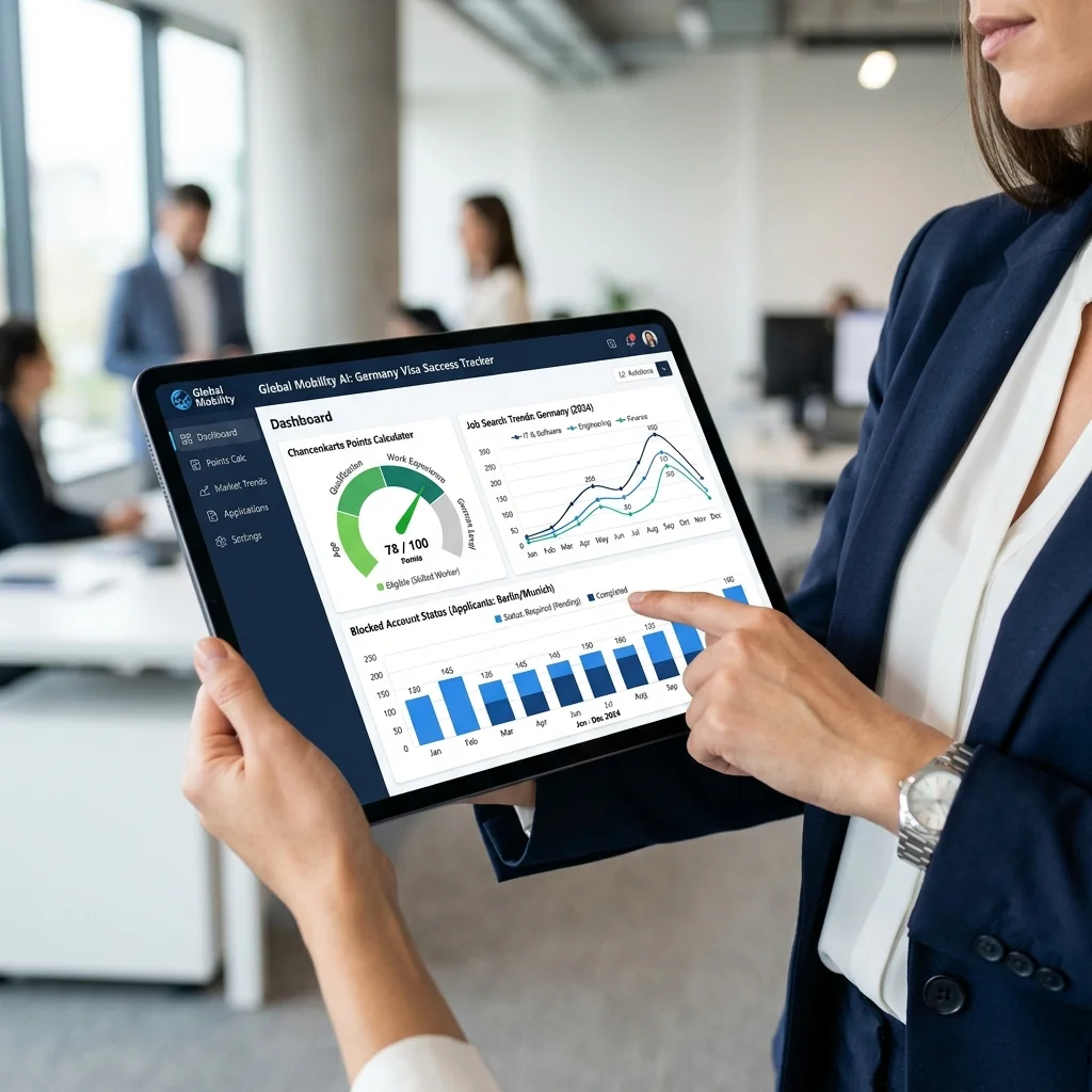 GlobalMobilityAI Germany Visa Success Dashboard