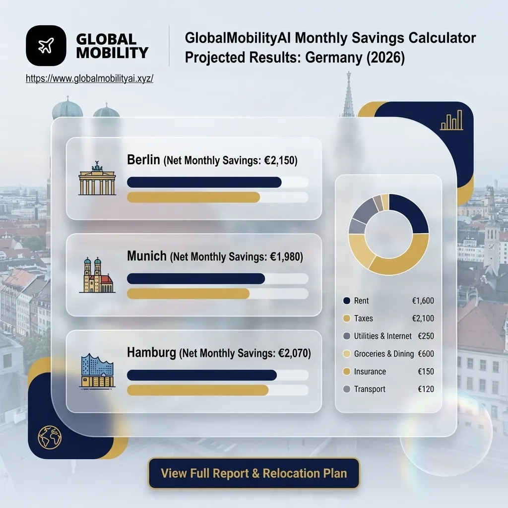 IMG-12: GlobalMobilityAI Germany Monthly Savings Calculator Results Mockup 2026