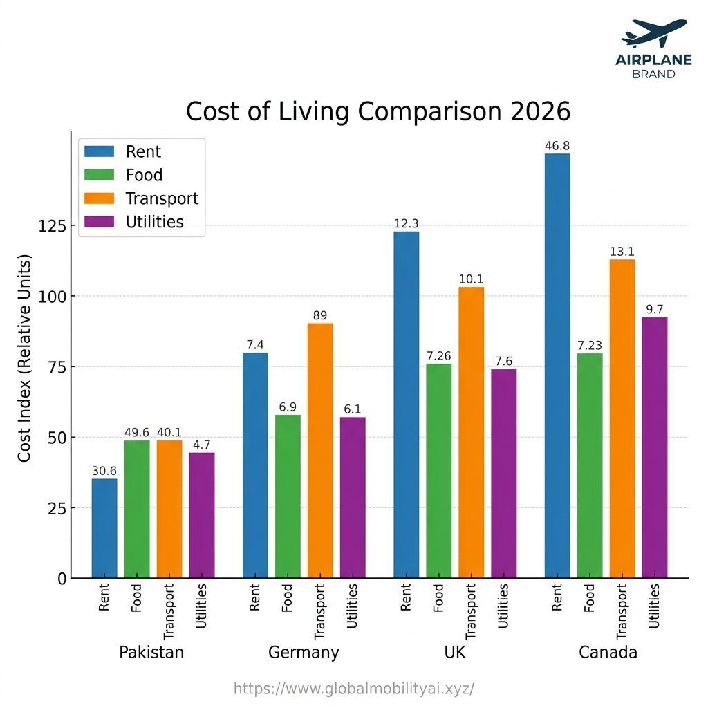 CHART-1: Cost of Living Comparison