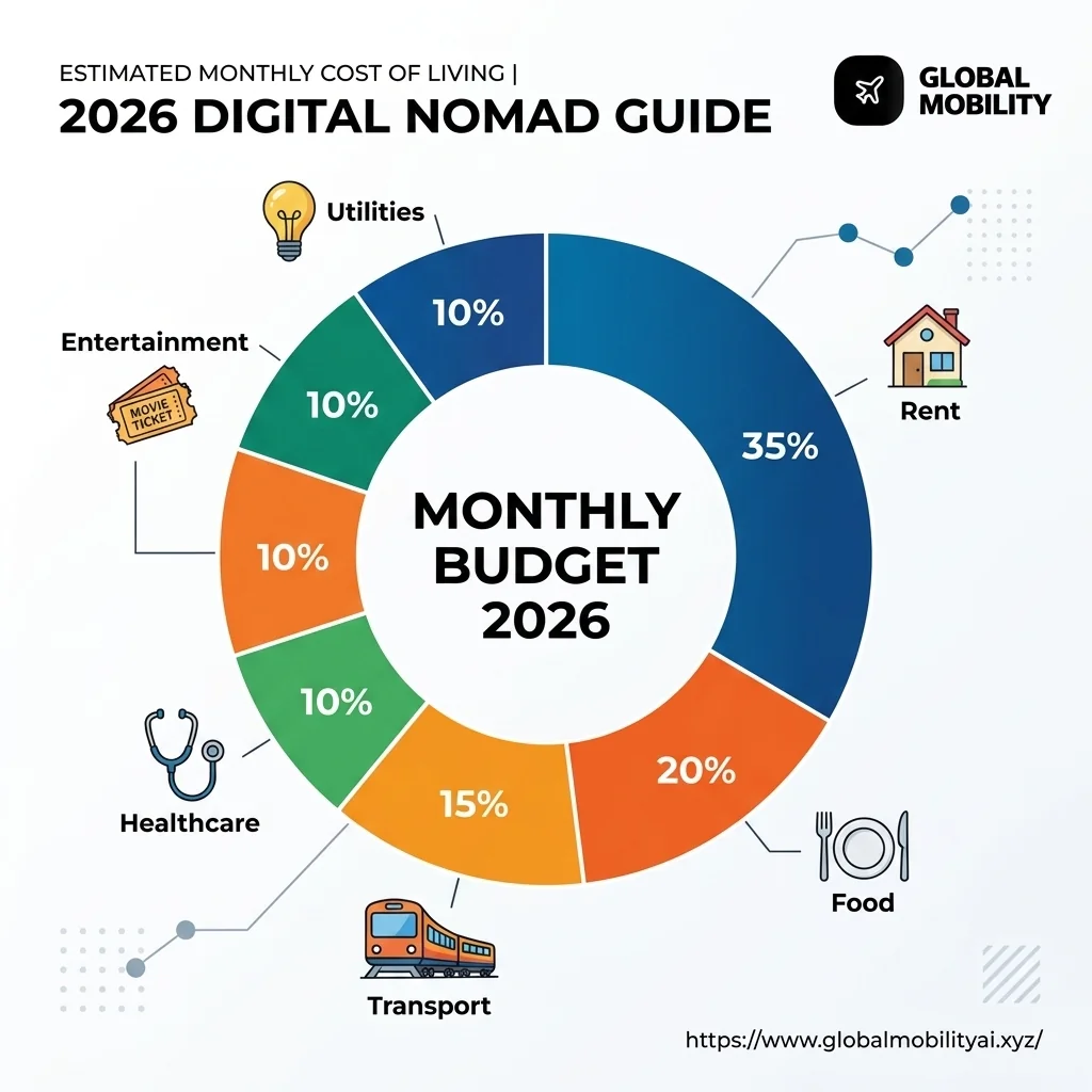 Monthly Nomad Budget 2026