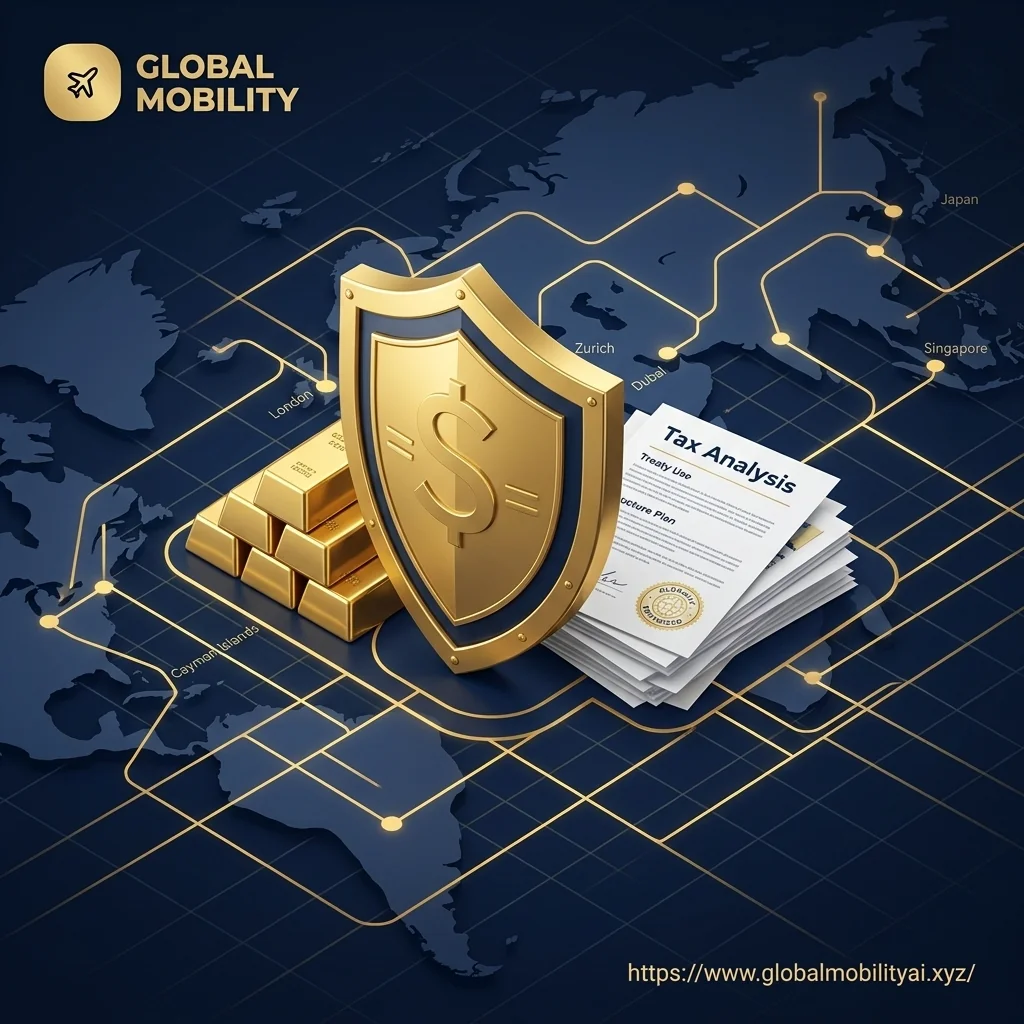 Golden Visa Compliance and Tax Optimization Illustration