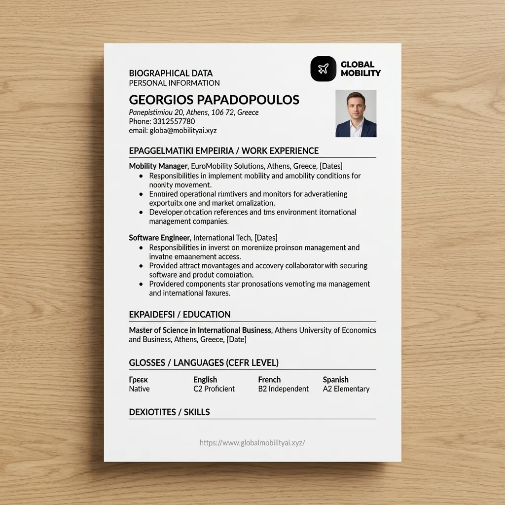 IMG-07: CV/Resume format example