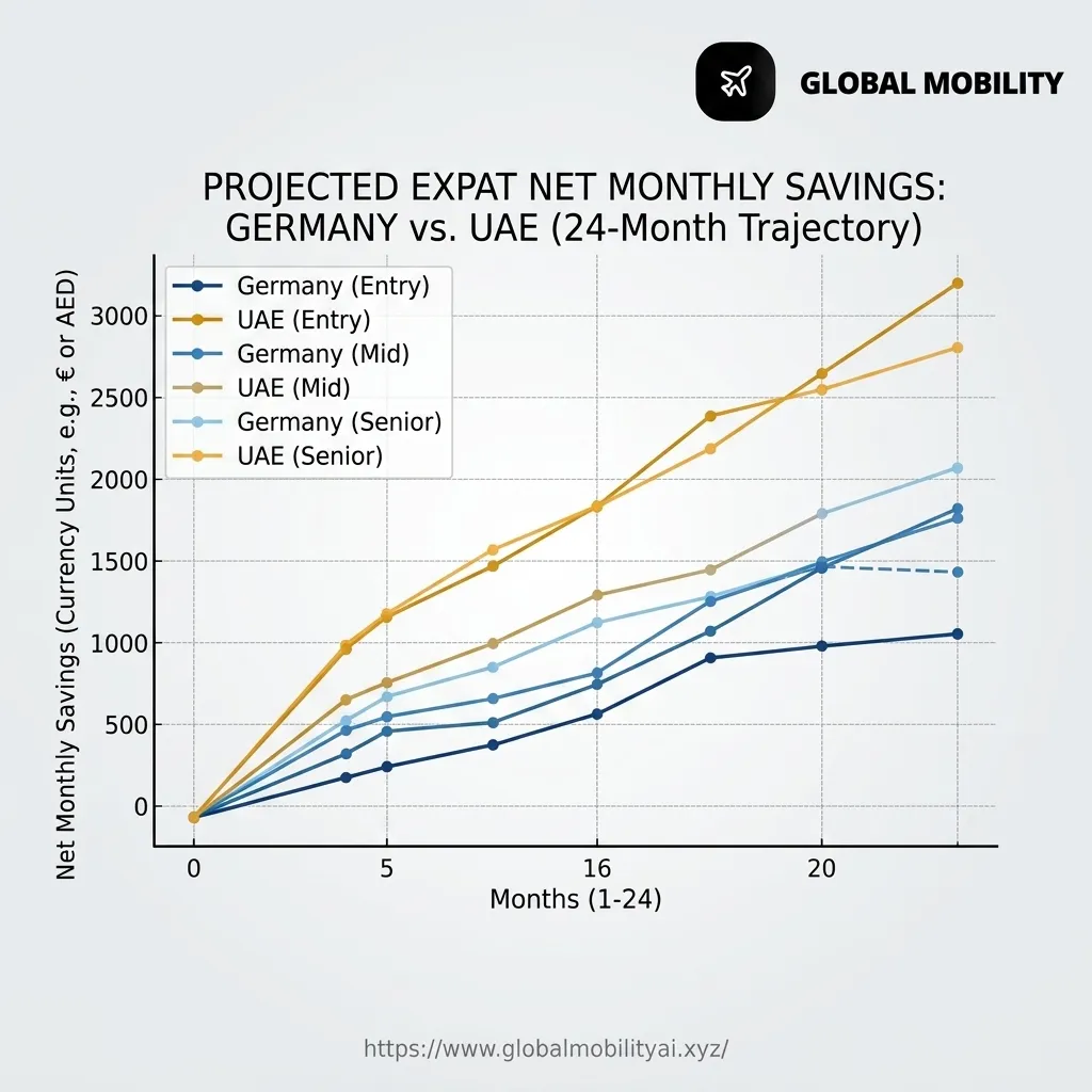 CHART-2: Salary vs Savings Potential Line Chart