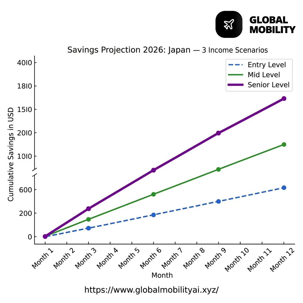 IMG-08 (CHART-2): Expat Savings Trajectory Japan