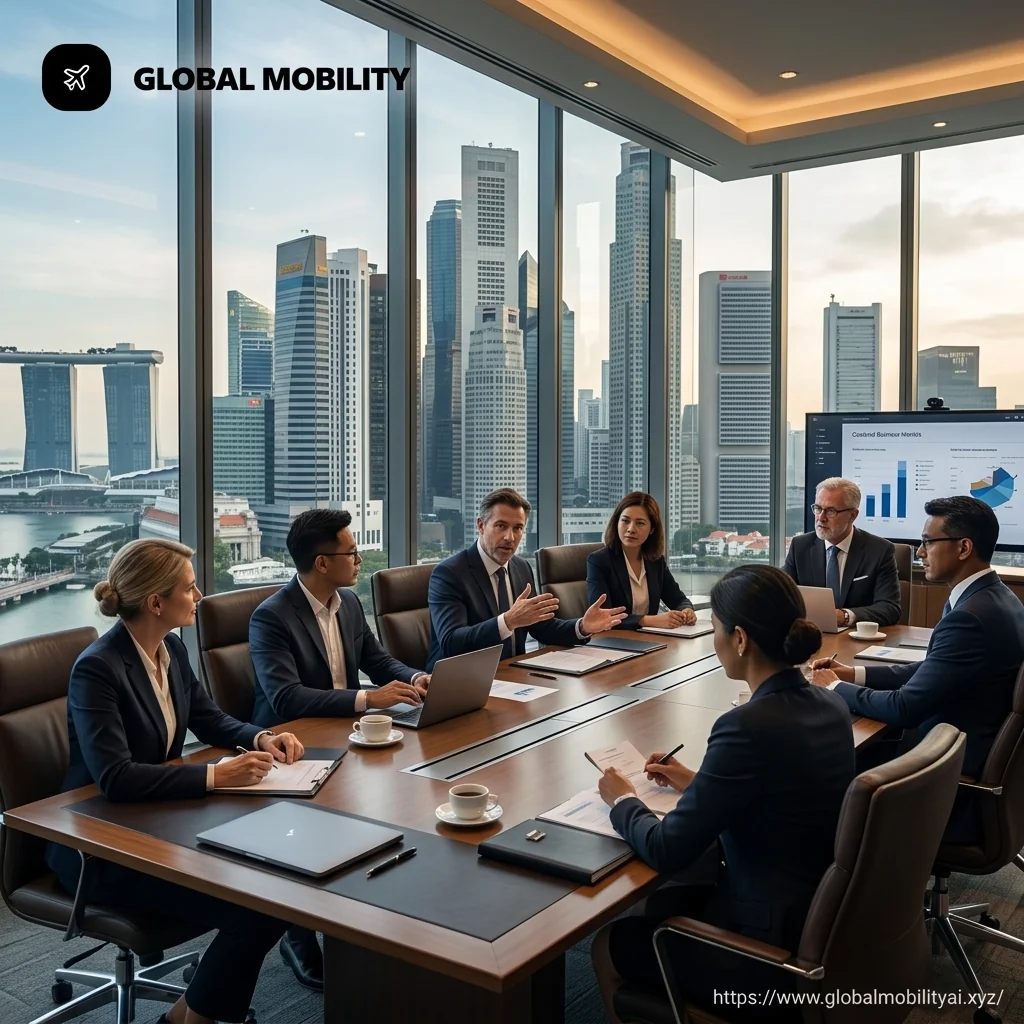 Singapore Luxury CBD Corporate Boardroom Office