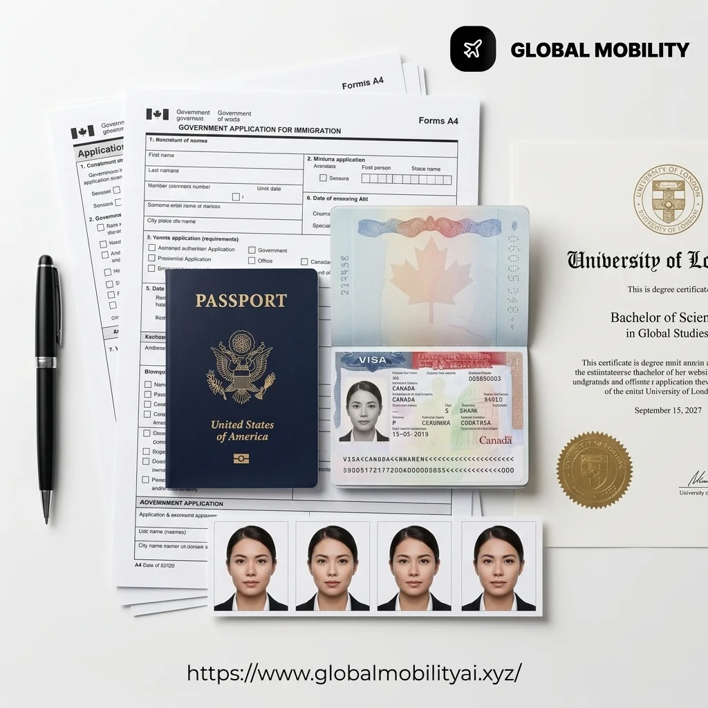 German skilled worker visa 2026 application checklist for engineers showing official document requirements overview.