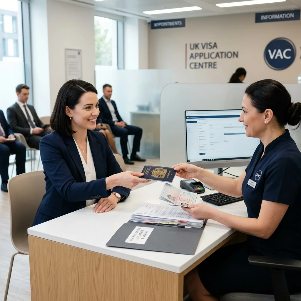 IMG-05: Visa Applicant Submitting Documents
