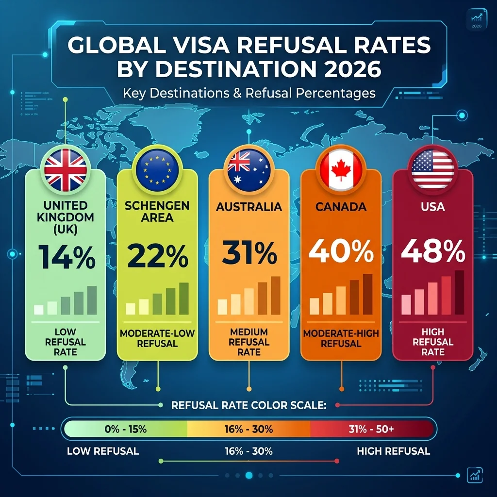 IMG-06: Visa Refusal Rate Country Comparison