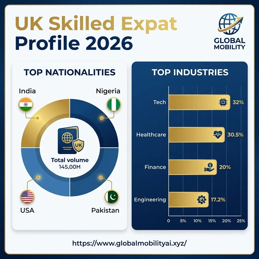 UK Expat Demographics 2026 Infographic