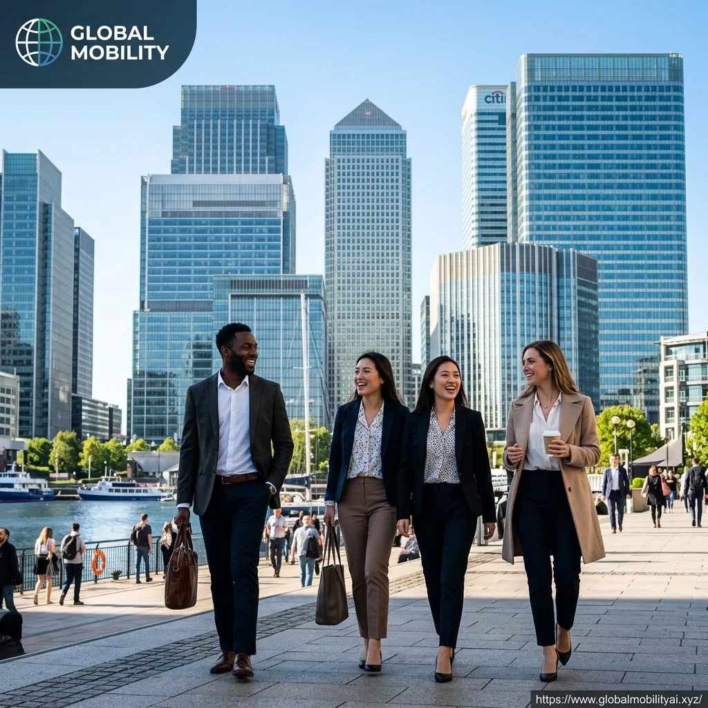 UK Skilled Expat Life & Canary Wharf London 2026