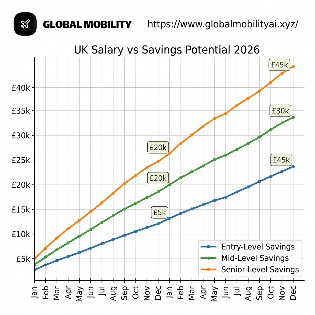CHART-2: Expat Salary vs Savings Trajectory