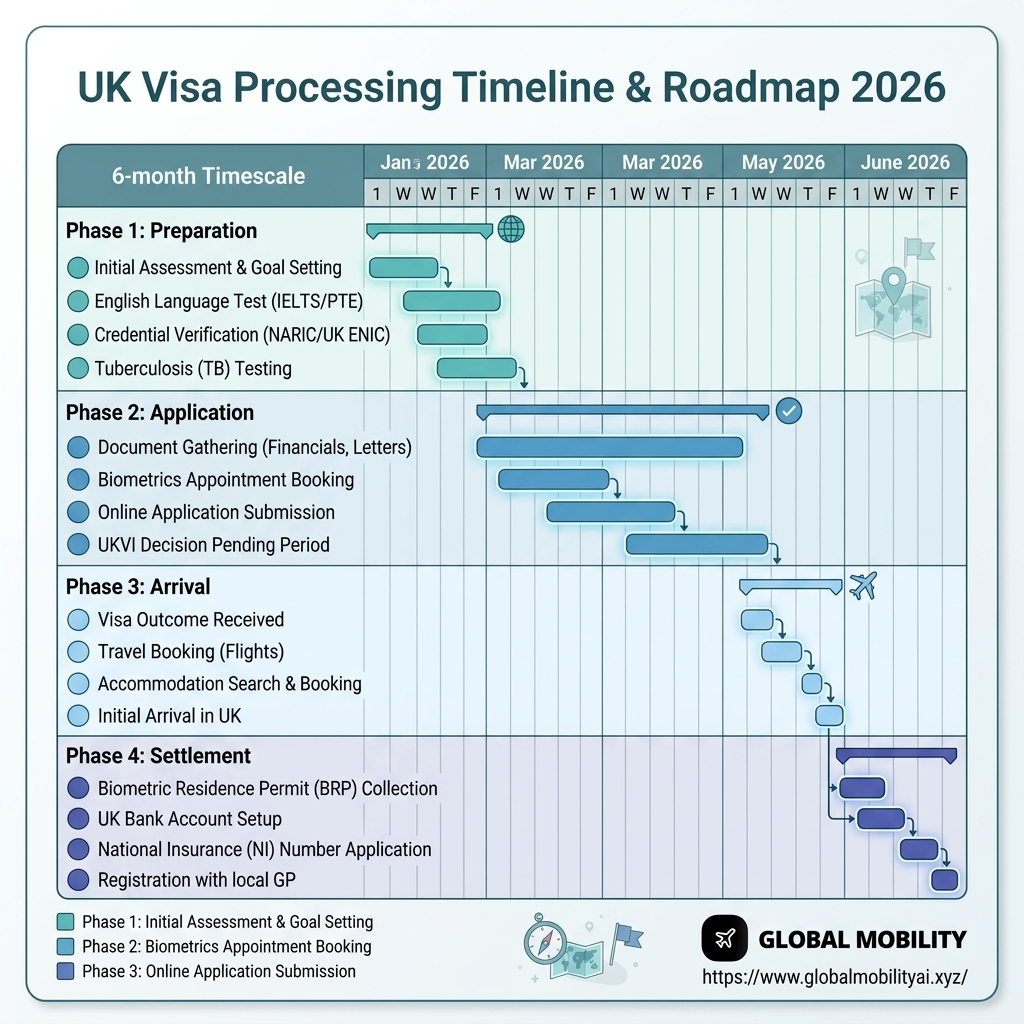 CHART-3: UK Visa Processing Timeline