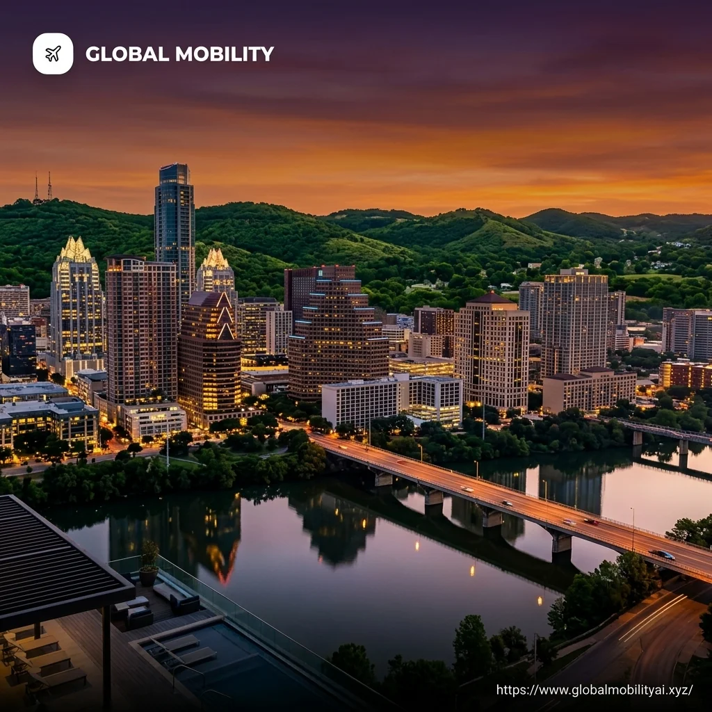 Austin Tech Hub Silicon Hills Cityscape