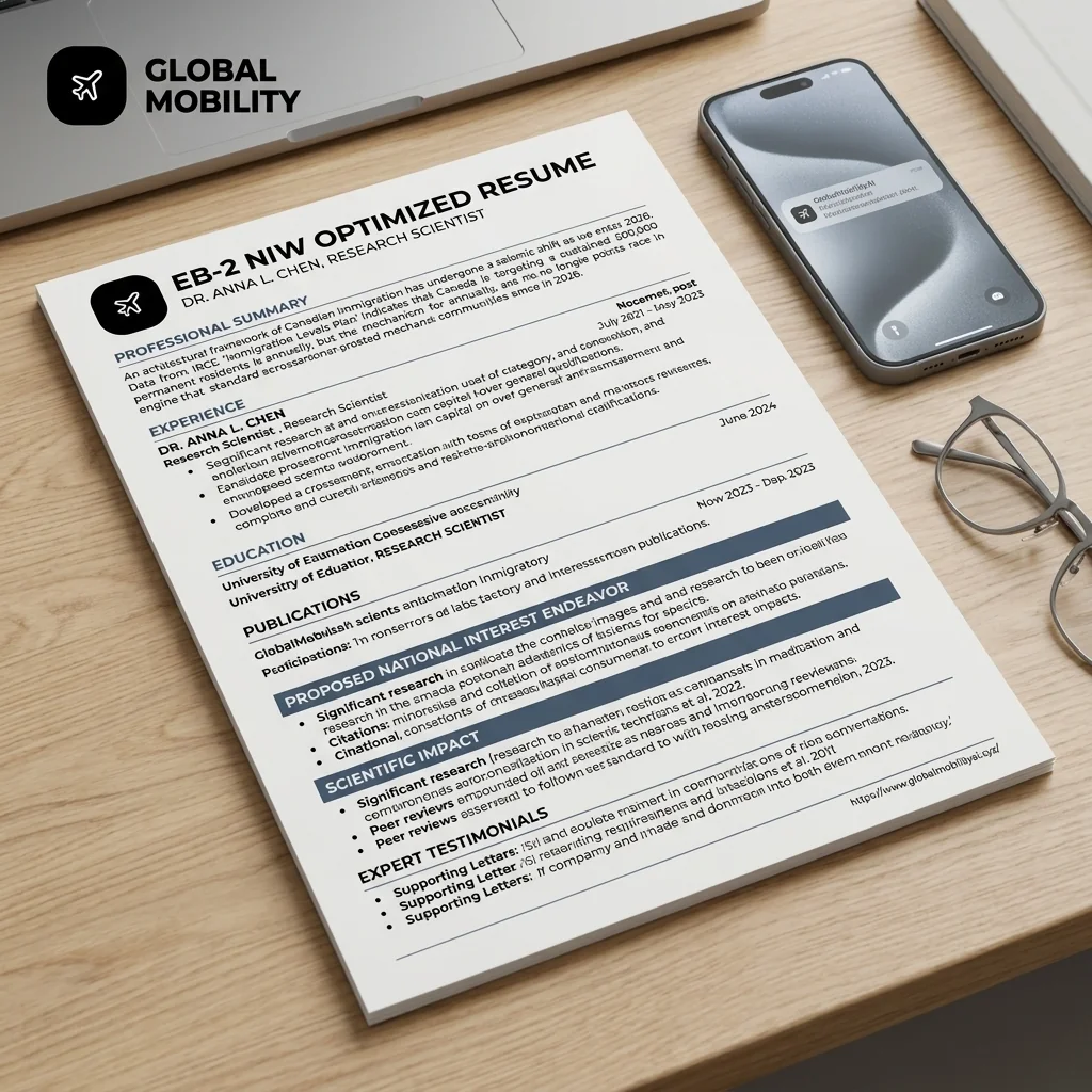 USA Resume Format Template Mockup