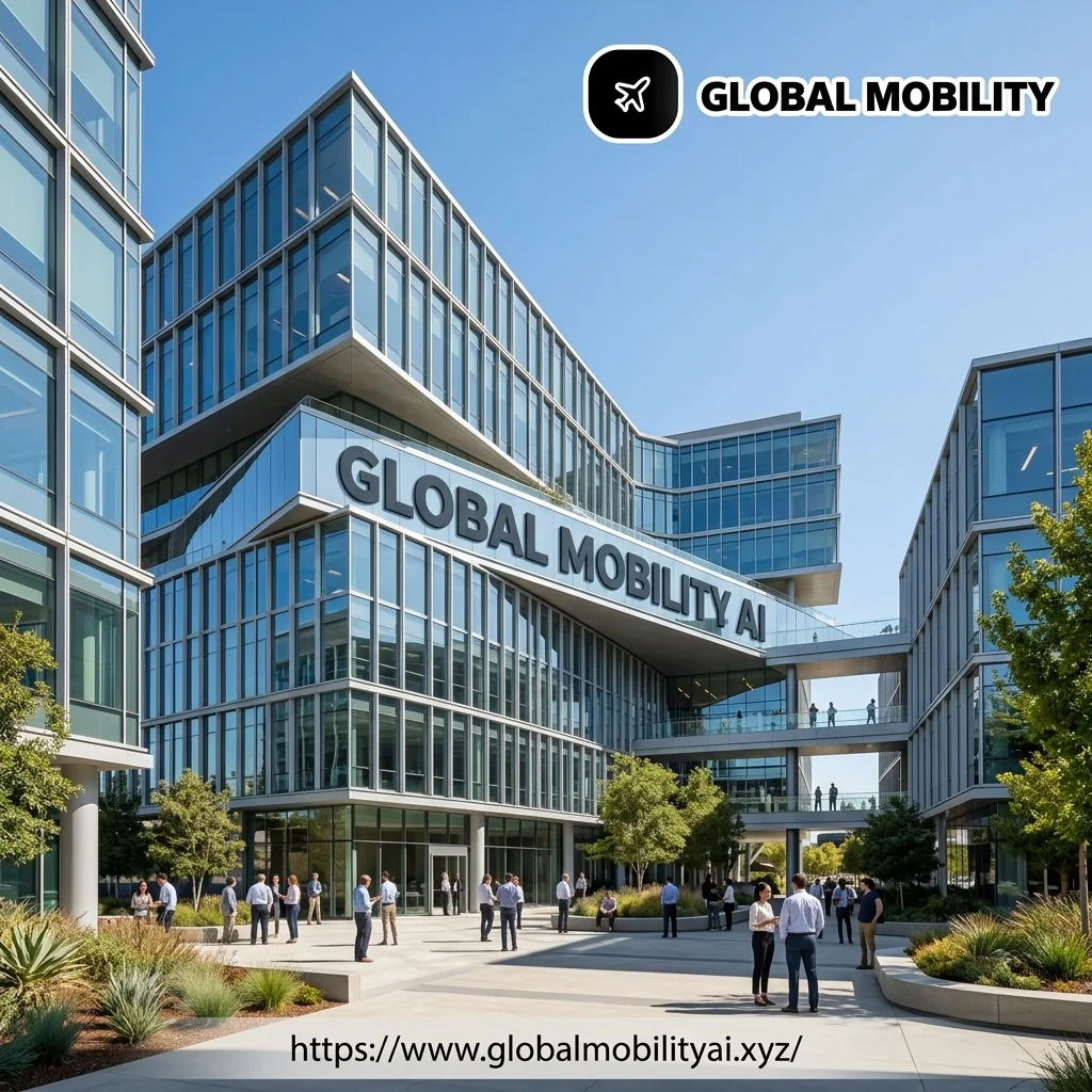 Silicon Valley modern architecture showcasing corporate tech growth